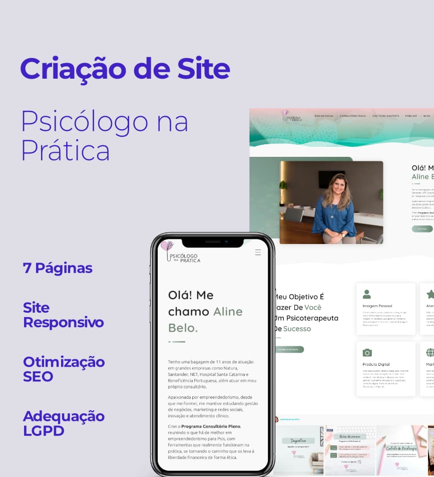 Portfólio - Site Psicólogo na Prática